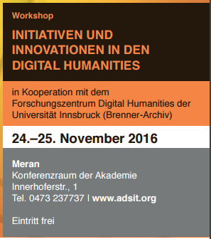 Initiativen und Innovationen in den Digital Humanities